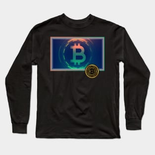 Bitcoin Graphic Long Sleeve T-Shirt